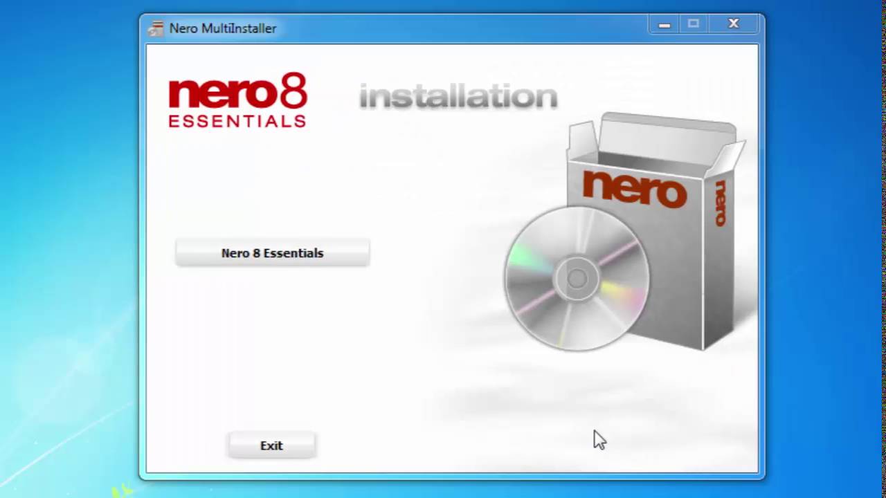 nero 8 essentials free download for windows 7